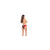 Culotte ouverte noir et rouge 
